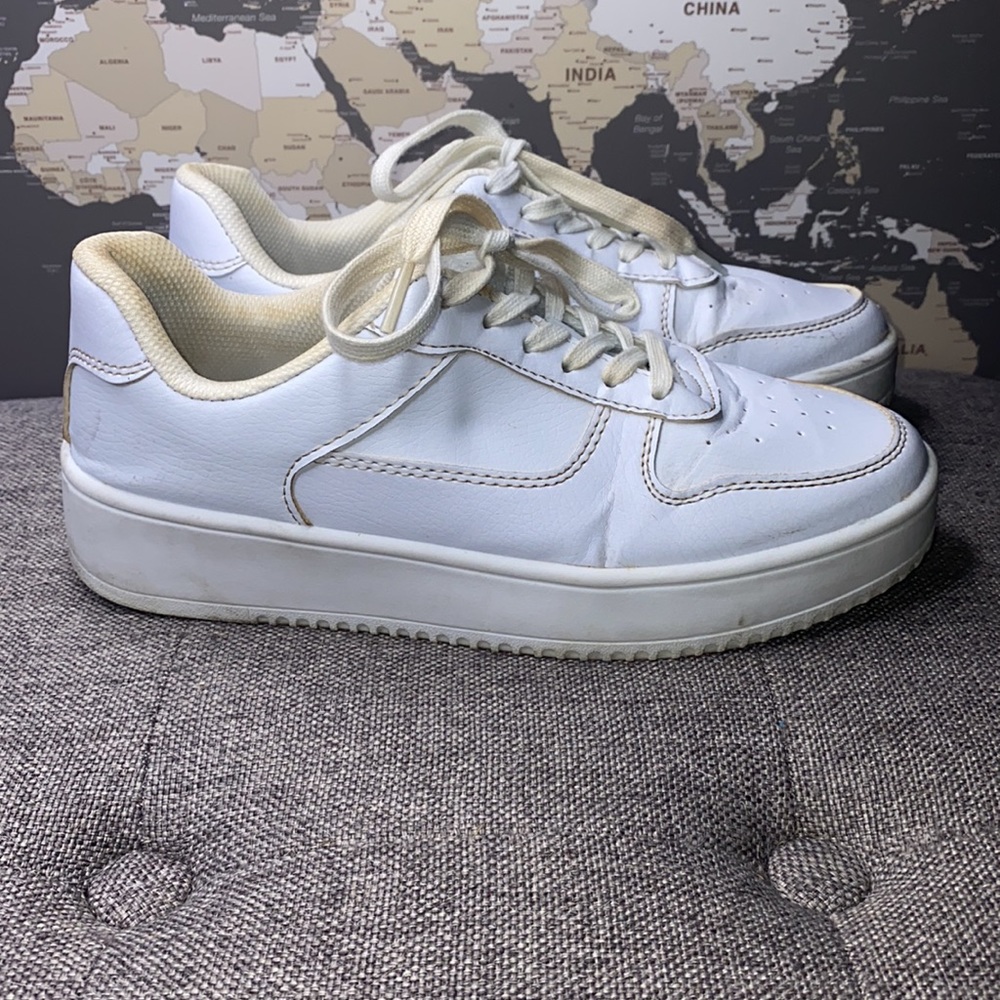 No Boundaries Women's Platform Casual Sneakers
